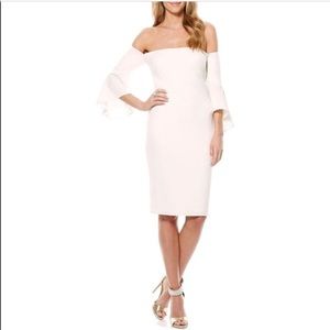 Laundry by Shelli Segal Off Shoulder White - OBO